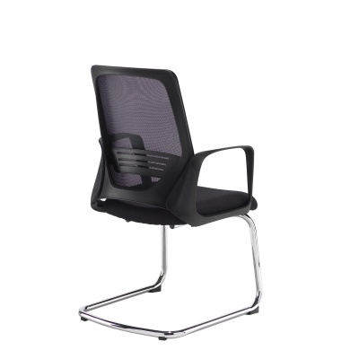 Toto Black Mesh Back Visitors Chair with Chrome Cantilever Frame