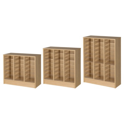 Triple Column Pigeonhole Store